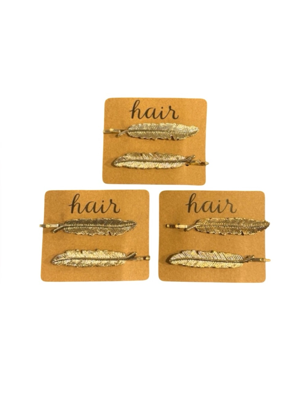 Scunci Feather Hair Clips Bundle